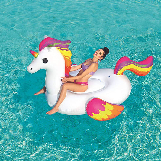 Bouée Licorne Surdimensionnée – Fun assuré sur l’eau عوامة يونيكورن عملاقة للمرح المائي