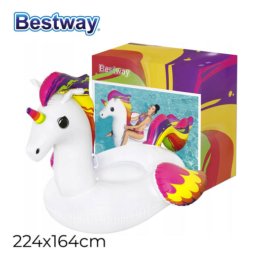 Bouée Licorne Surdimensionnée – Fun assuré sur l’eau عوامة يونيكورن عملاقة للمرح المائي