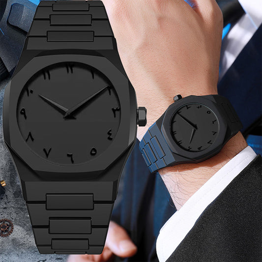 Montre Arabe Homme 🖤 ساعة رجالية بتصميم عربي